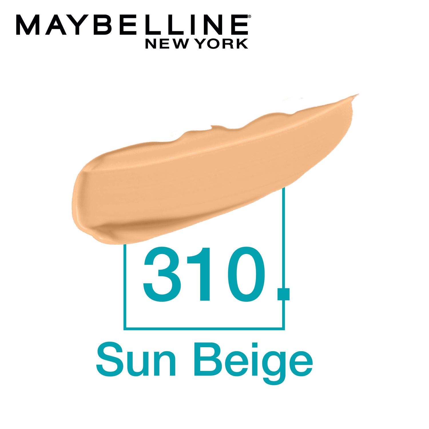 Base de maquillaje Maybelline Fit Me! matte + poreless 310 sun beige 30 ml