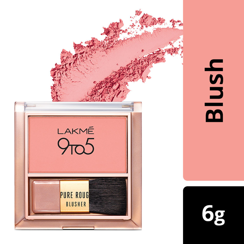 Buy Lakme 9 To 5 Pure Rouge Blusher - Nude Flush ( 6 g) - Purplle