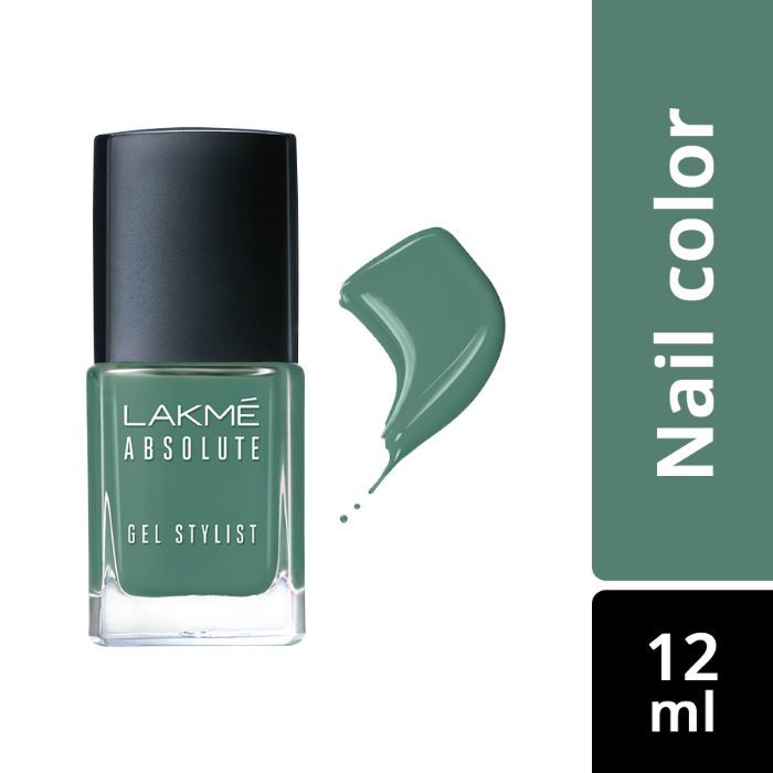 Buy Lakme Absolute Gel Stylist Nail Color - Jade Floret (12 ml) - Purplle