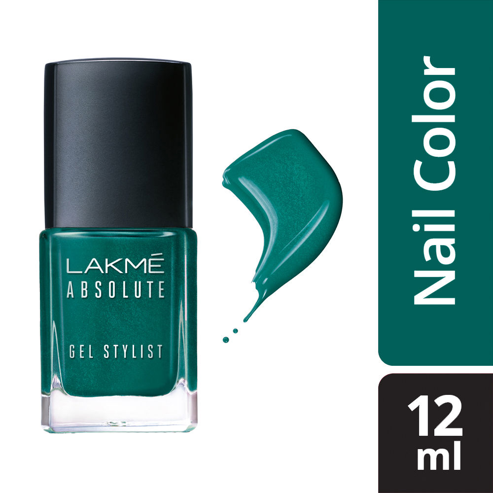 Buy Lakme Absolute Gel Stylist Nail Color, Grassroots (12 ml) - Purplle