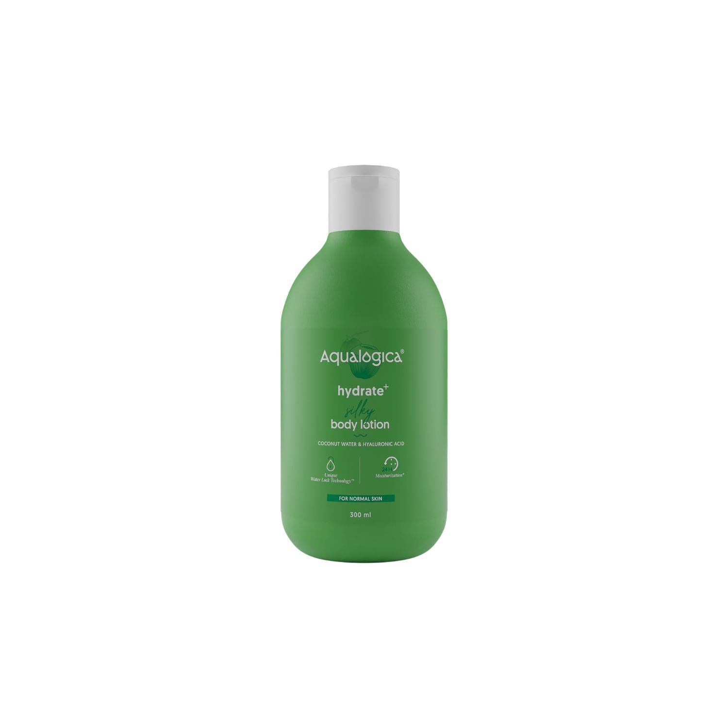 Buy Aqualogica Hydrate+ Silky Body Lotion with Coconut Water and Hyaluronic Acid 300ml - Purplle