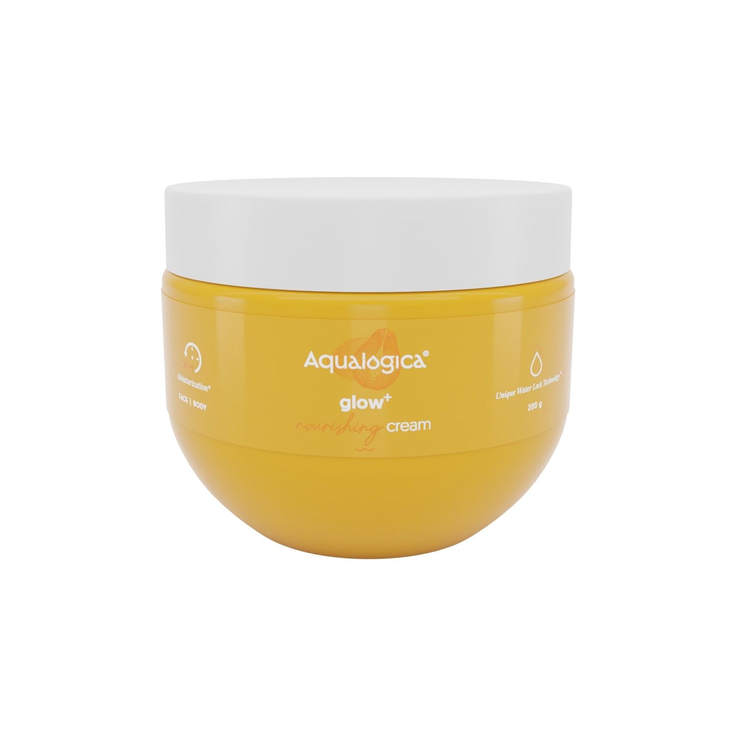 Buy Aqualogica Glow+ Nourishing Cream with Papaya & Vitamin C 200g - Purplle