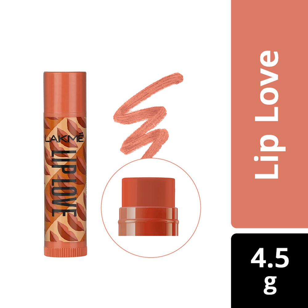 Buy Lakme Lip Love Chapstick SPF 15 - Caramel - Purplle
