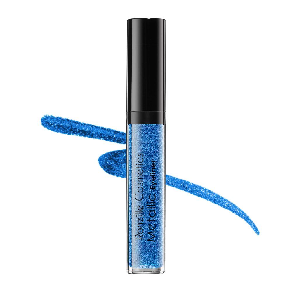 Buy Ronzille shimmer Metallic Glitter Eyeliner Blue - Purplle