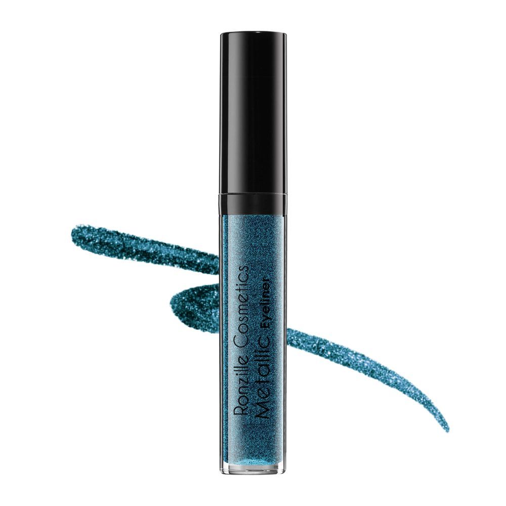 Buy Ronzille shimmer Metallic Glitter Eyeliner Navy - Purplle