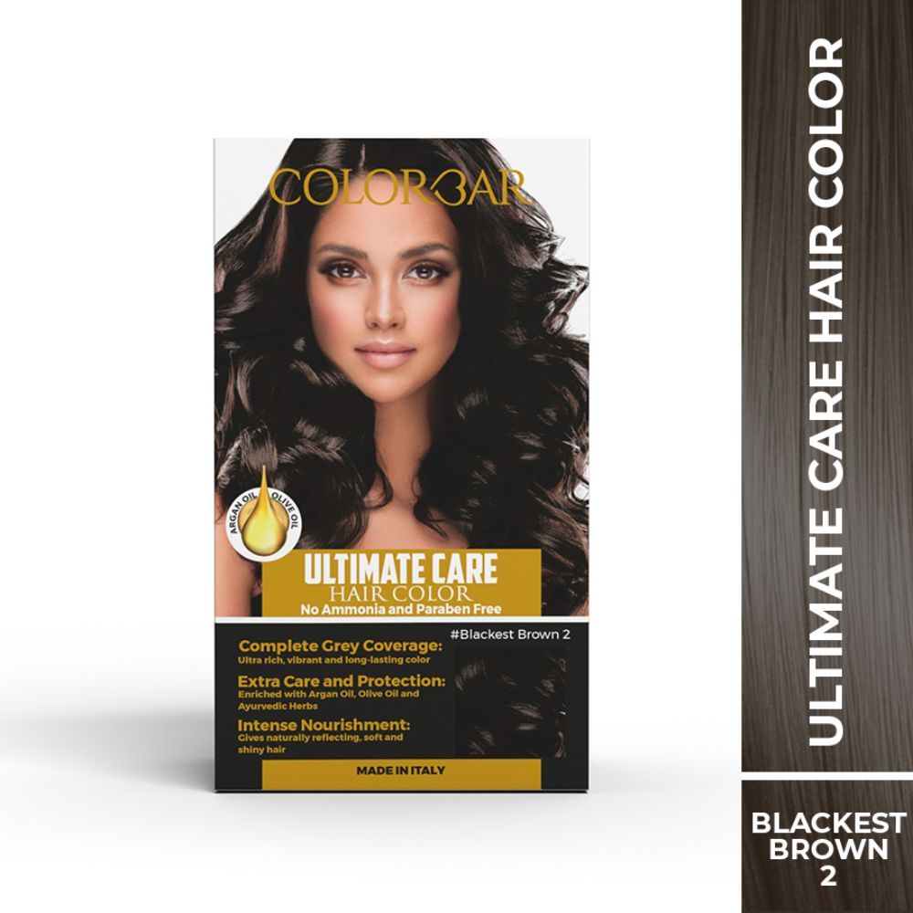 Buy Colorbar Hair Color -Blackest Brown - 2 (145 ml) - Purplle