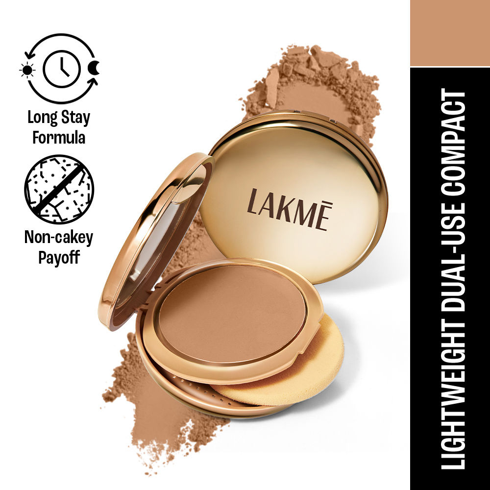 Buy Lakme 9to5 Wet&Dry Compact 38 Walnut, 9g - Purplle