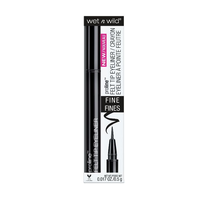 Buy Wet n Wild PROLINE Felt Tip Eyeliner - Black (Black) (0.5 g) - Purplle