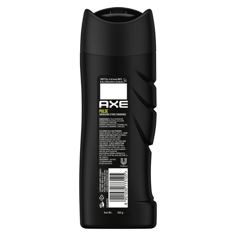 Buy Axe Pulse Talc (300 g) Online Purplle