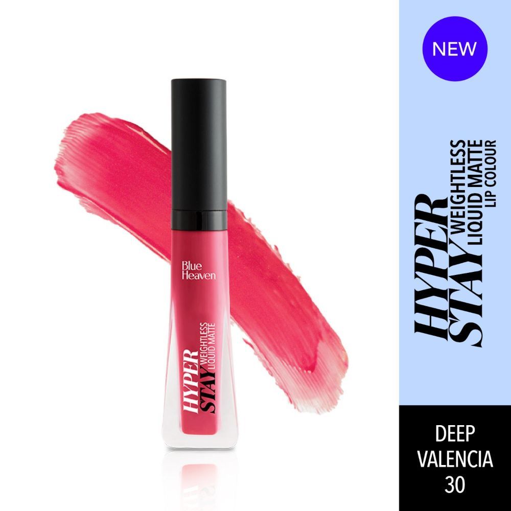 Buy Blue Heaven Hyperstay Weightless Liquid Matte Lipcolor, Deep Valencia -30, 6ml - Purplle