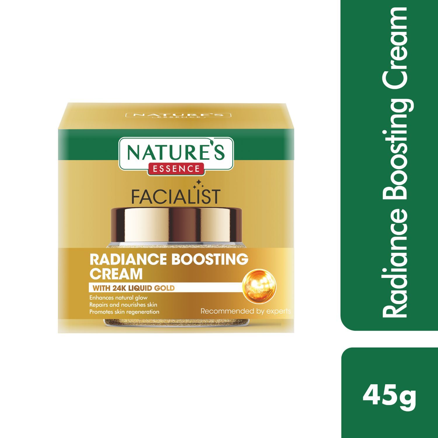 Buy Nature's Essence Radiance Boosting Cream with 24K Liquid Gold, 45g - Purplle