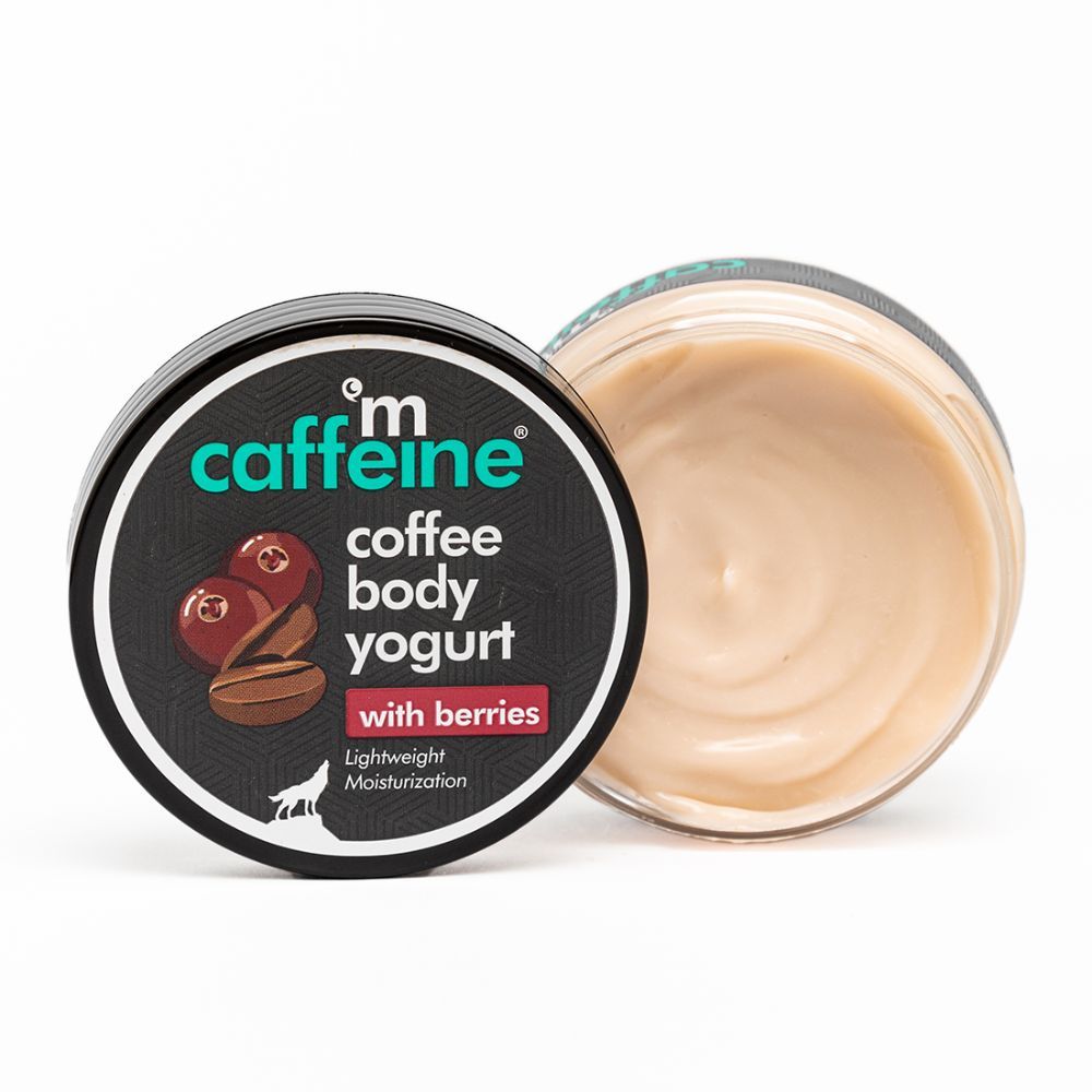 Buy mCaffeine Coffee Body Yogurt with Berries 100 gm - Purplle