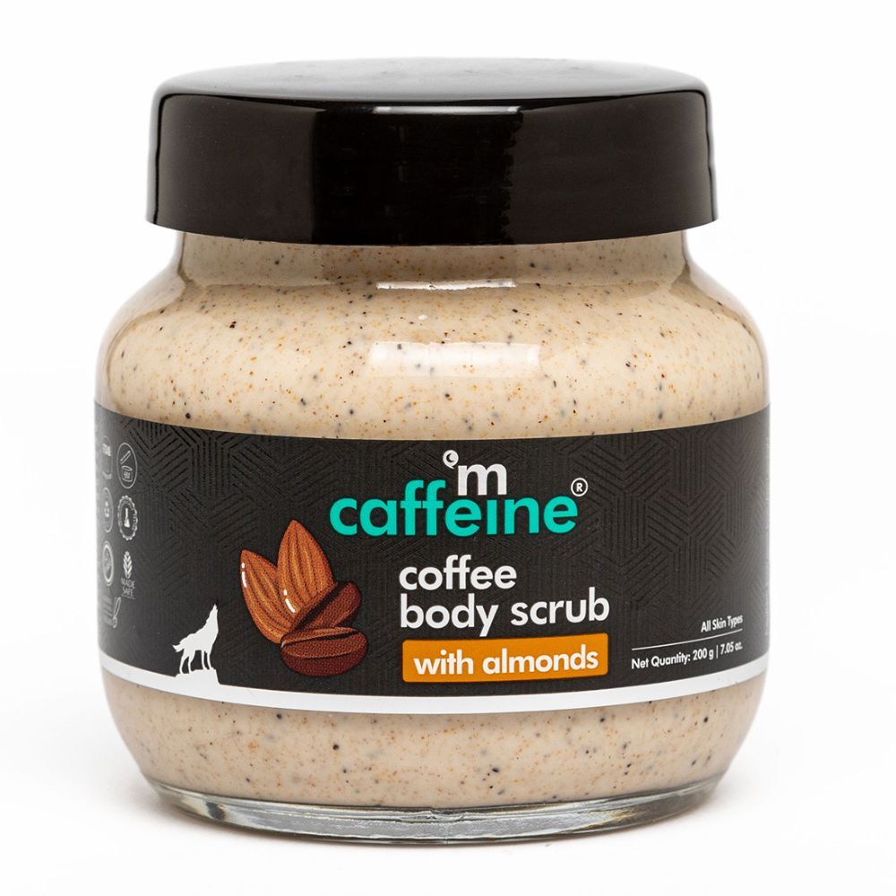 Buy mCaffeine Coffee & Almond Body Scrub| Removes Dry & Dead Skin | Mildly Exfoliating Scrub | Rich Almond Coffee Aroma - 200 gm - Purplle