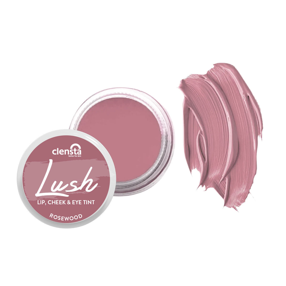 Buy Clensta Lush Blush lip and cheek tint - Rosewood| 5 gm| With Red Aloe Vera and Jojoba Oil| Better Lip Tone and Soft Texture| Cheeks Blush - Purplle