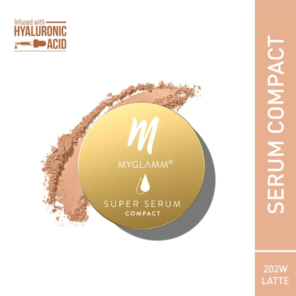 Buy MyGlamm Super Serum Compact -202W Latte (9 g) - Purplle