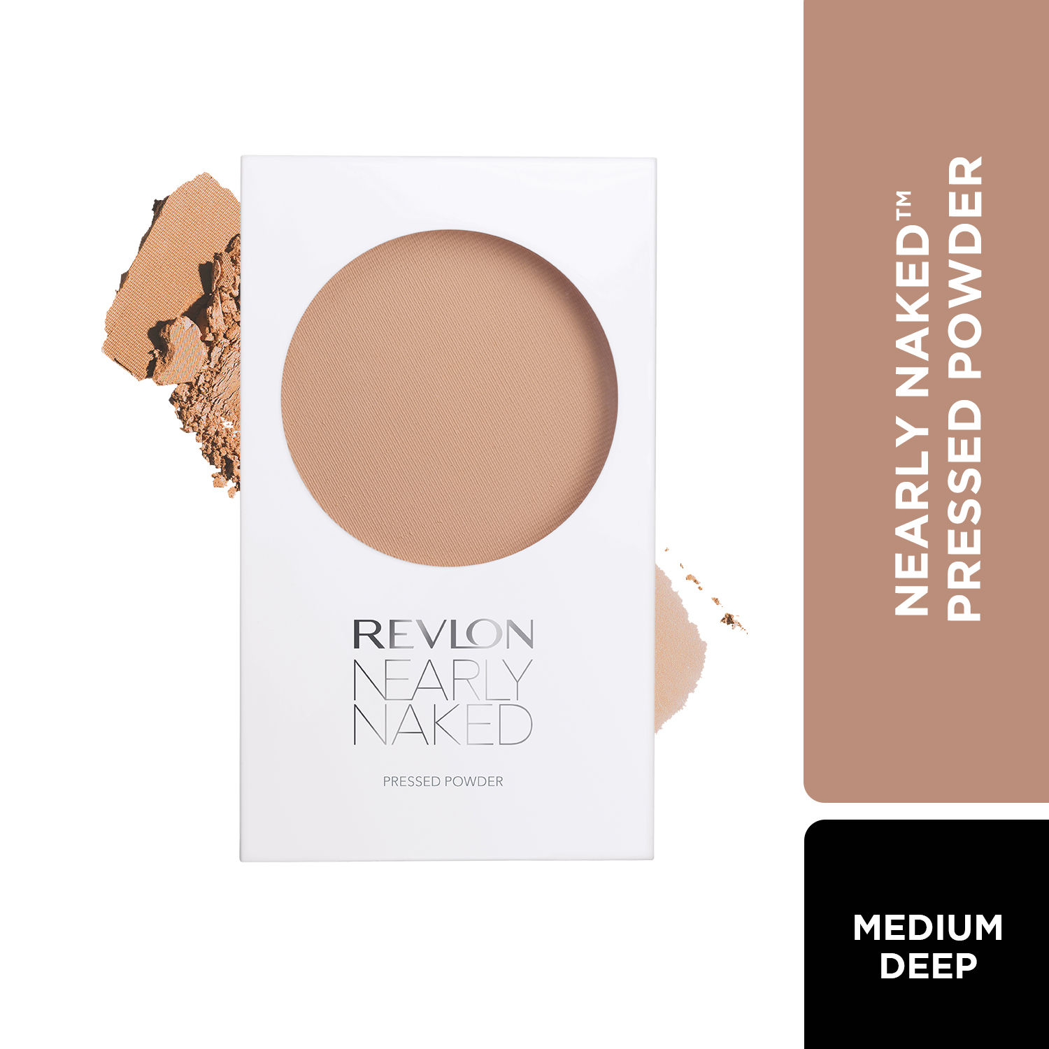 Buy Revlon Nearly Naked Pressed Powder - Medium Deep 8 g - Purplle