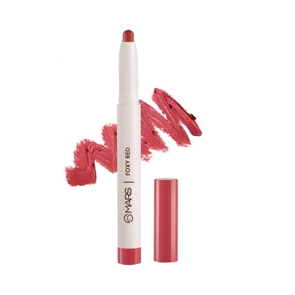 Buy MARS Poppins Lip Crayon - Foxy Red (1.3 g) - Purplle