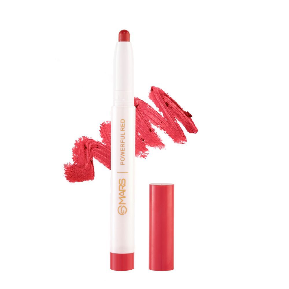 Buy MARS Poppins Lip Crayon - Powerful Red (1.3 g) - Purplle