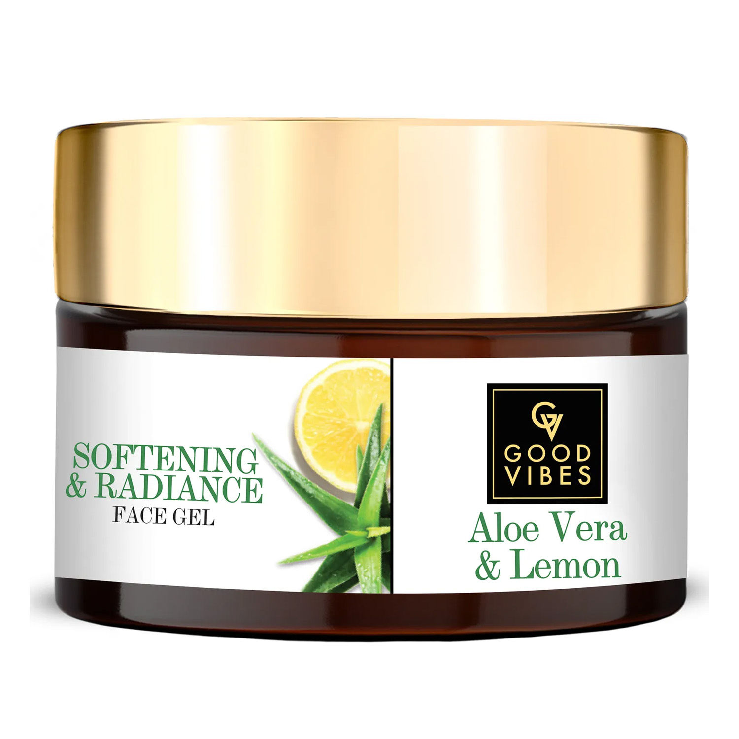 Buy Good Vibes Softening + Radiance Gel - Aloe Vera + Lemon (50 gm) - Purplle