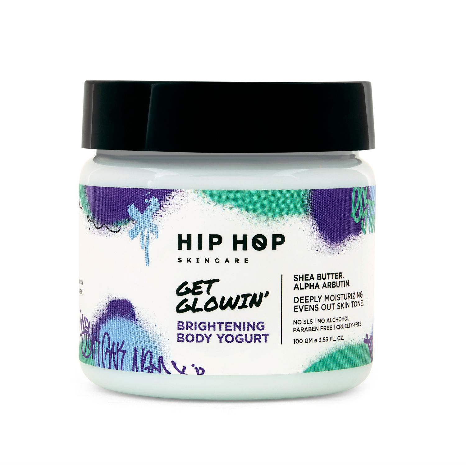 Buy HipHop Skincare Get Glowin' Brightening Body Yogurt With Shea Butter and Rose for Deep Moisturisation and Glowing Skin For Men and Women. Suitable For Normal to Dry Skin 100 gm - Purplle