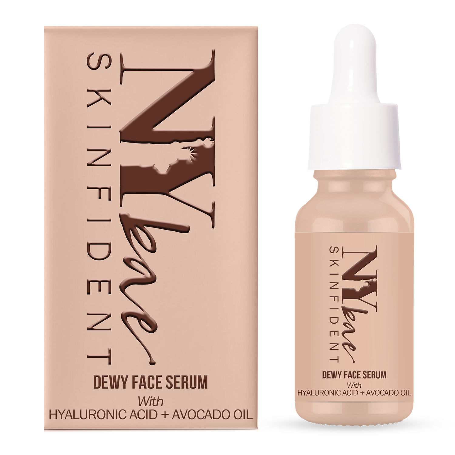 Buy NY Bae SKINfident Face Serum - With Hyaluronic Acid + Avocado Oil (20 ml) - Purplle