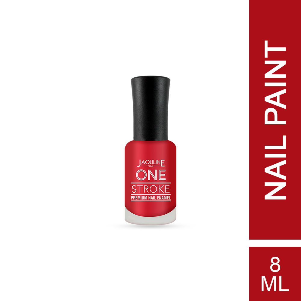 Buy Jaquline USA One Stroke Premium Nail Enamel Rose Garden # J06 8ML - Purplle