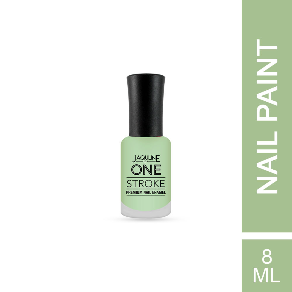 Buy Jaquline USA One Stroke Premium Nail Enamel Mint Wink #J45 8ML - Purplle