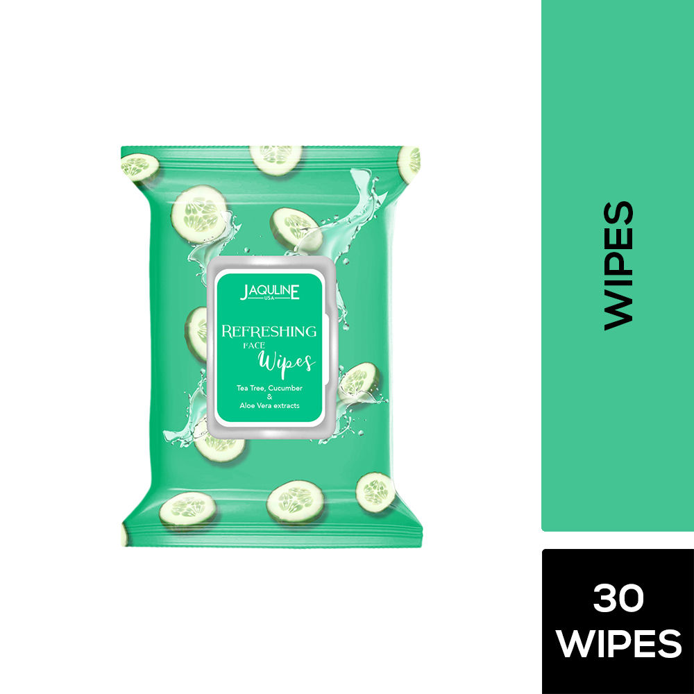 Buy Jaquline USA Refreshing Wipes 30N - Purplle