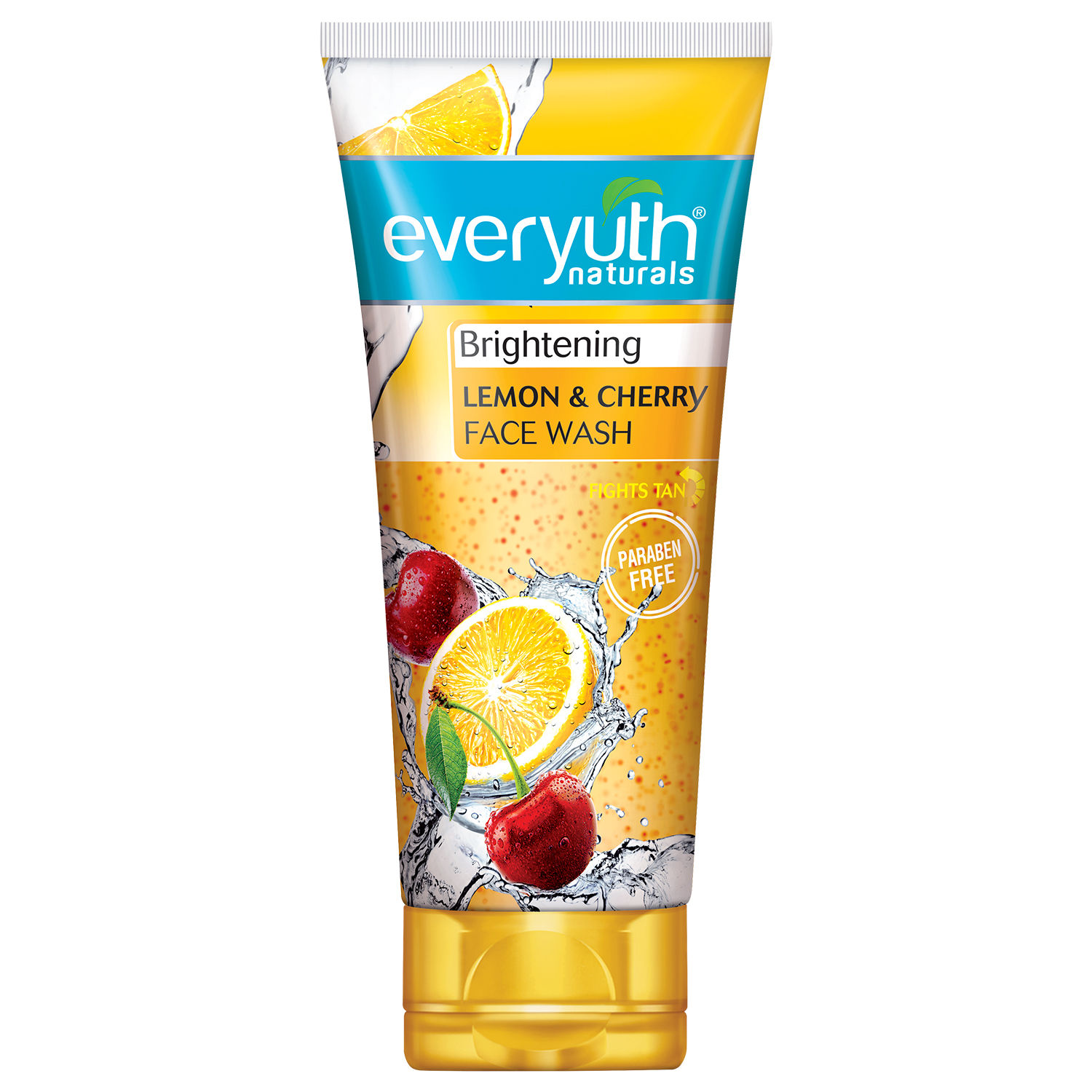 Buy Everyuth Naturals Brightening Lemon & Cherry Face Wash (150 g) Tube - Purplle