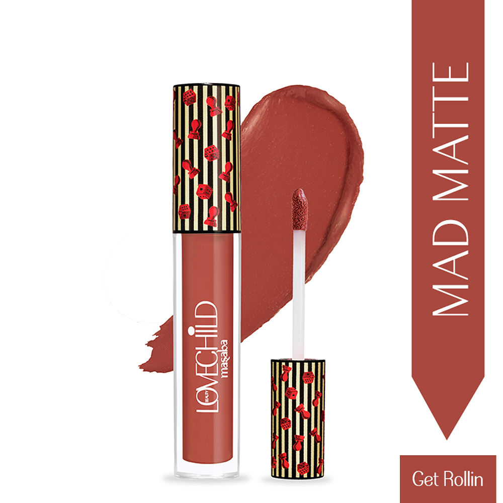 Buy LoveChild Masaba - Game On! - 10 Get Rollin - Mad-Matte Liquid Lipstick - Purplle