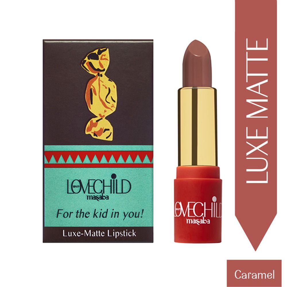 Buy LoveChild Masaba - For the Kid in You! - 04 Caramel - Luxe Matte Lipstick - Purplle