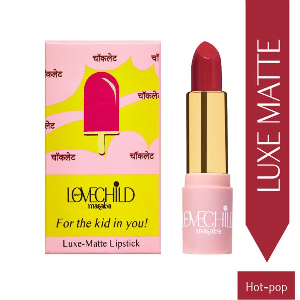 Buy LoveChild Masaba - For the Kid in You! - 07 Hot-Pop - Luxe Matte Lipstick - Purplle