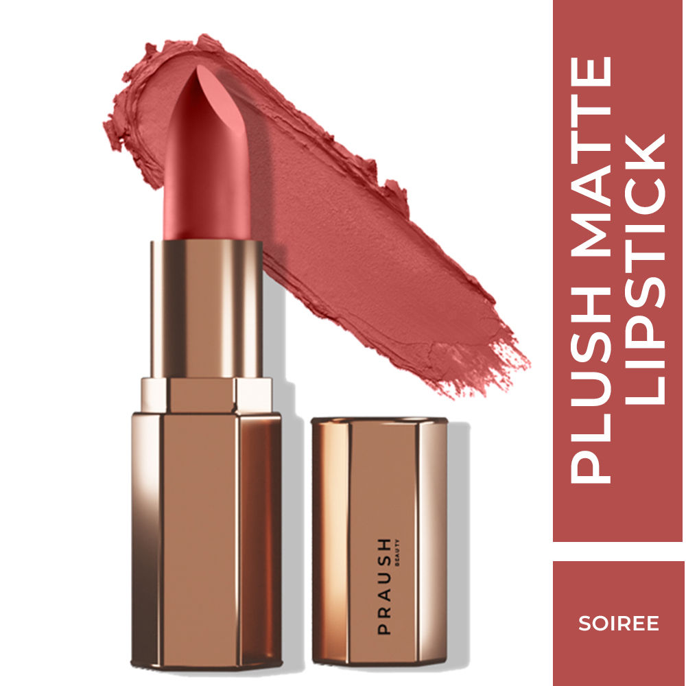 Buy Praush (Formerly Plume) Plush Matte Lipstick - Soiree - Purplle
