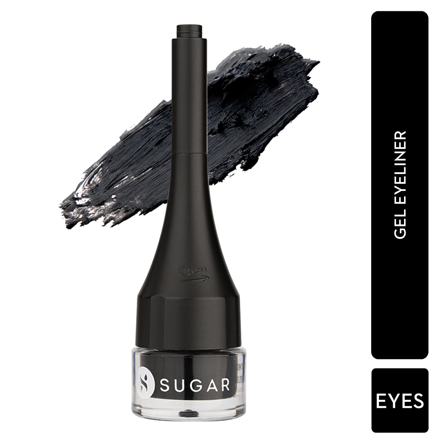 Buy SUGAR Cosmetics - Born To Wing - Gel Eyeliner - 01 Blackmagic Woman (Matte Finish) - Gel Eyeliner Waterproof with Brush - Smudgeproof- Lasts Up to 12 hours - Purplle