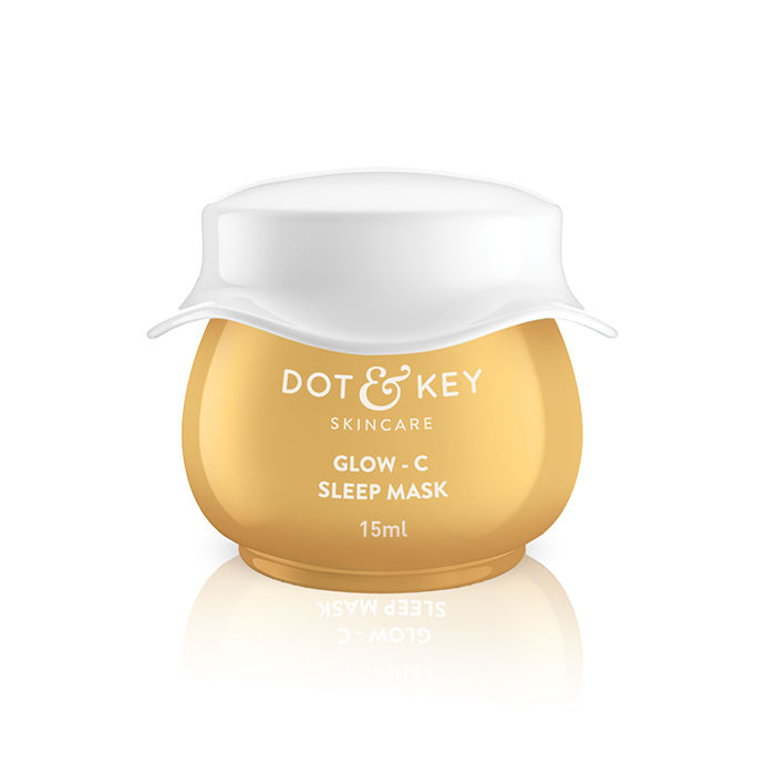 Buy Dot & Key Glow - C Sleep Mask Vitamin C Overnight Radiance Recovery Mini (15 ml) - Purplle