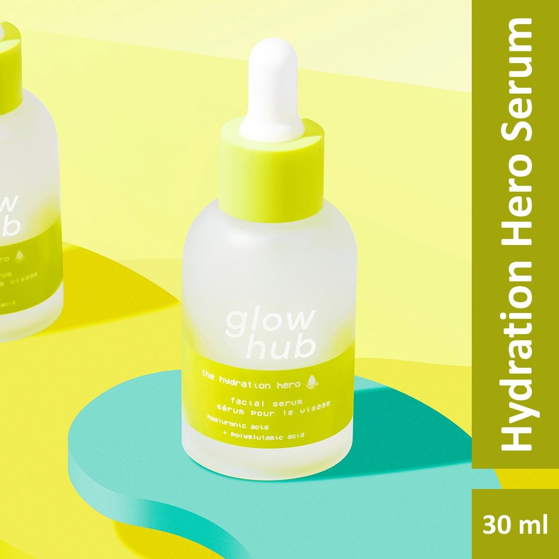 Buy Glow Hub | Hydration Hero Serum (30ml) | Hyaluronic Acid | Plump, healthy, dewy skin - Purplle