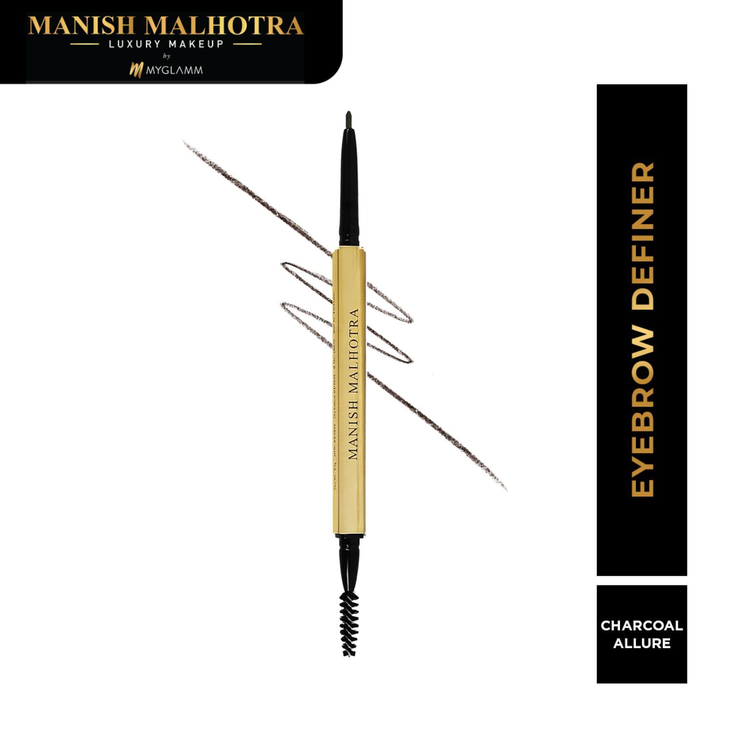 Buy MyGlamm Manish Malhotra Precision Eyebrow Define-Charcoal Allure -0.1g - Purplle