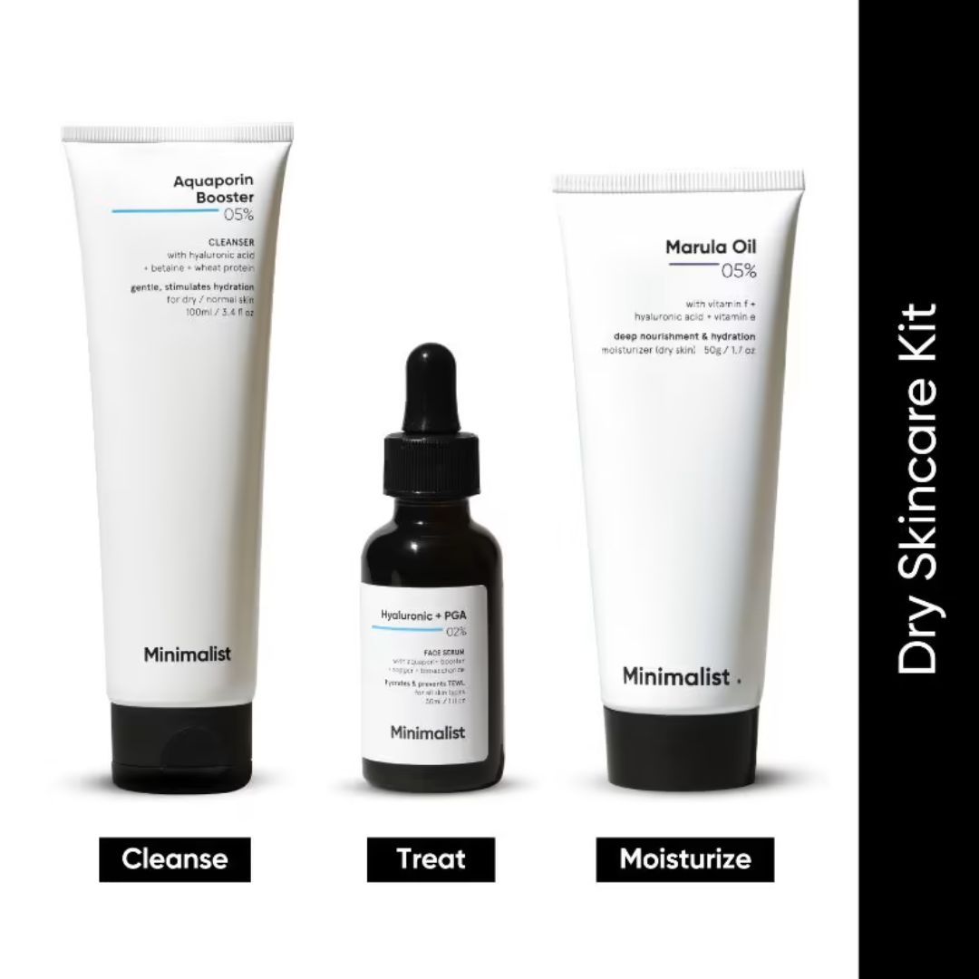 Buy Minimalist Dry Skincare Kit - Purplle
