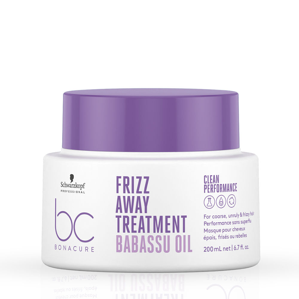 Buy Schwarzkopf Professional Bonacure Frizz Away Treatment with Babassu Oil 200 ML - Purplle