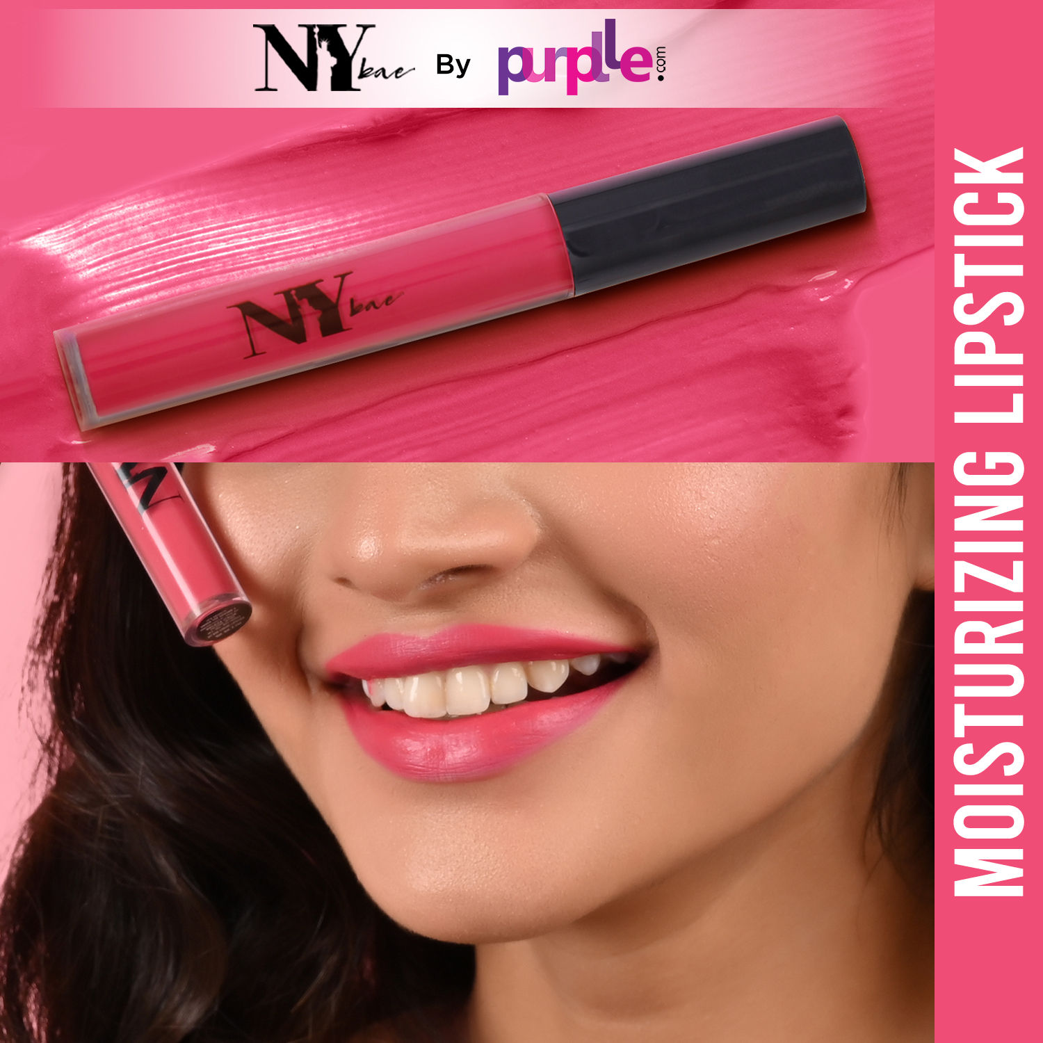 Buy NY Bae Moisturizing Liquid Lipstick - It's Velvety Under The Ground 3 (2.7 ml) | Nude Pink | With Vitamin E | Rich Colour | Lasts 12+ Hours | Vegan - Purplle