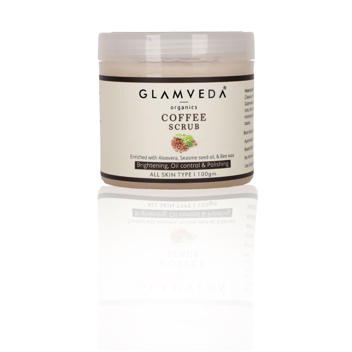 Buy Glamveda Coffee Polishing & Energizing Scrub (100 ml) - Purplle