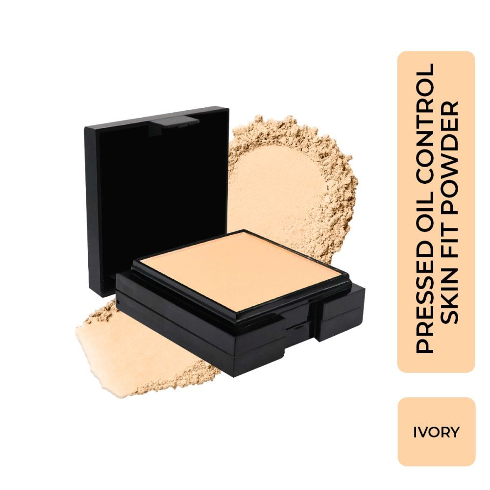 Buy Half N Half Pressed Oil Control Skin Fit Powder, Skin Whitening, Ivory (20gm) - Purplle