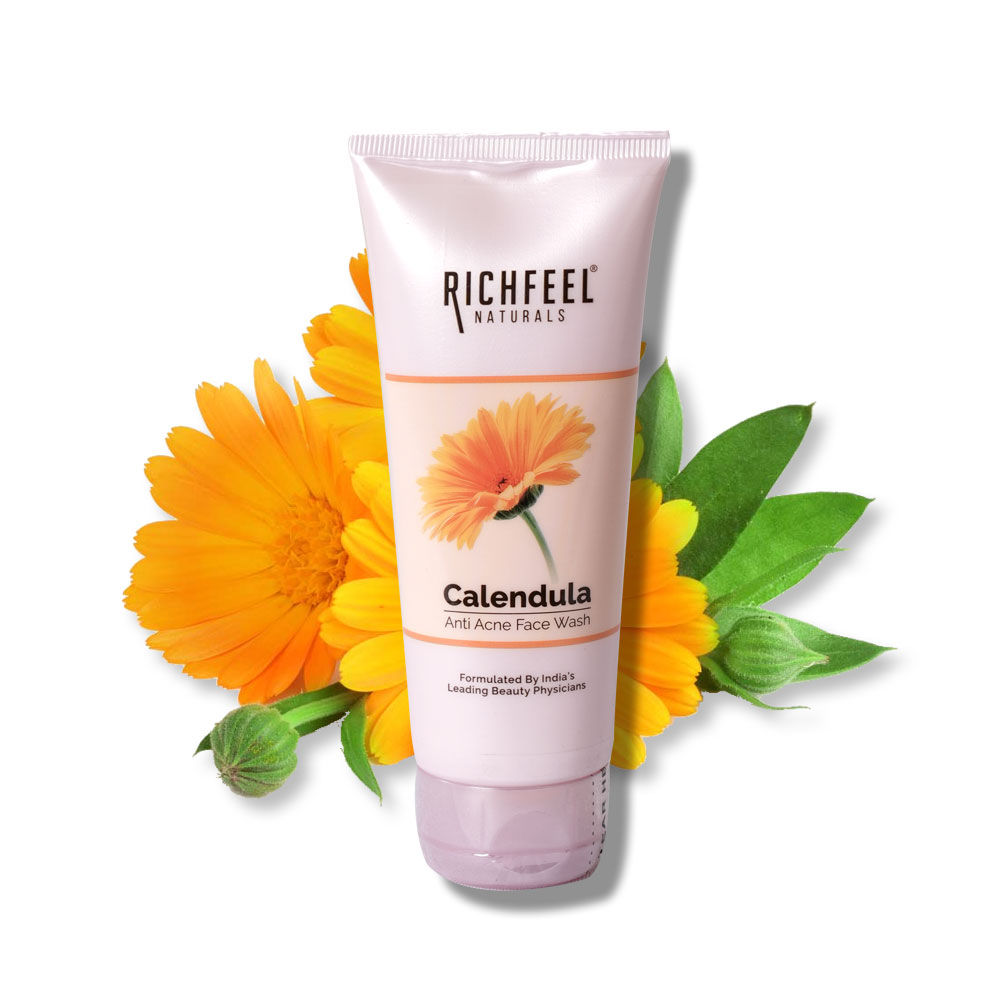 Buy Richfeel Anti Acne Face Wash With Calendula Extracts (100 g) - Purplle