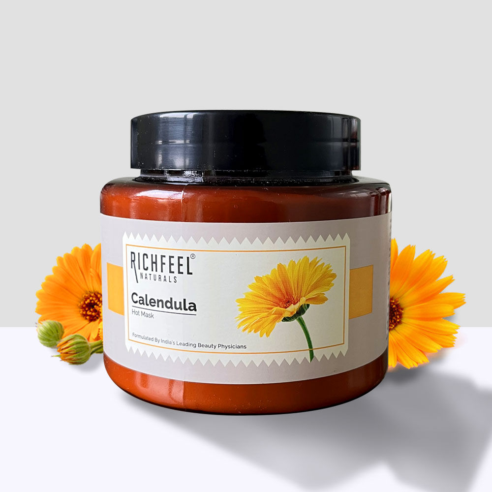 Buy Richfeel Calendula Hot Mask (500 g) - Purplle