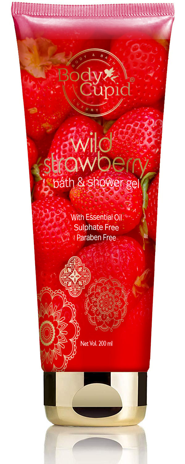 Buy Body Cupid Wild Strawberry Shower Gel Tube (200 ml) - Purplle
