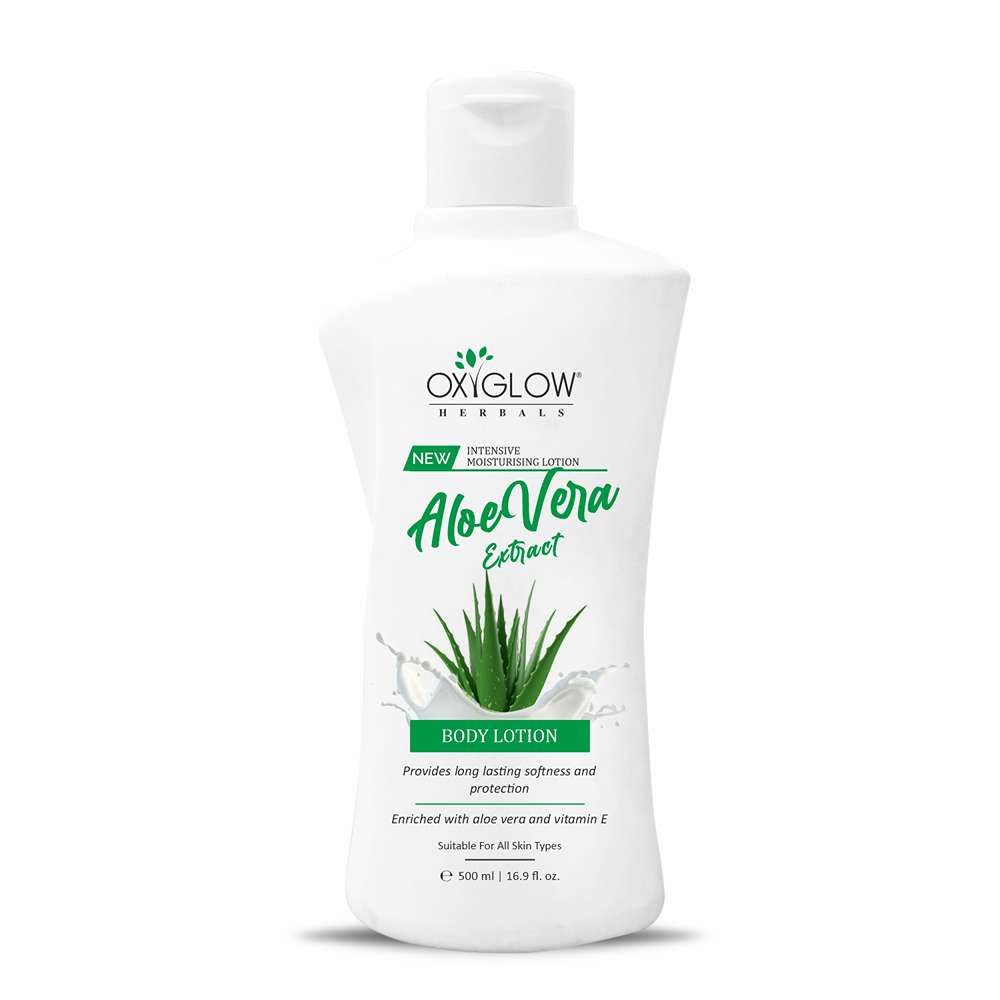 Buy OxyGlow Herbals Aloe vera Extract Fruit Body Lotion|Long Lasting Softness & Protection|Enriched With Aloe Vera & Vitamin E - Purplle