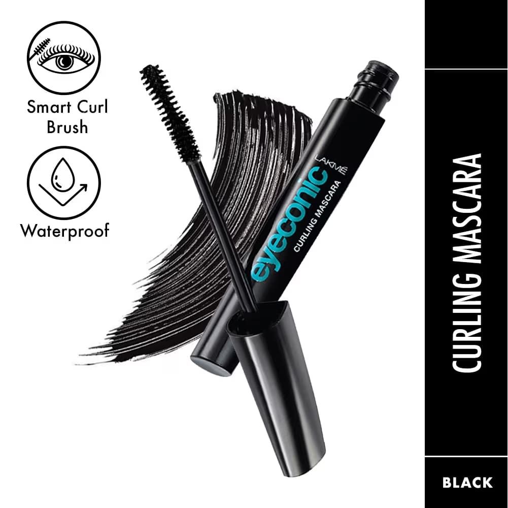 Buy Lakme Eyeconic Curling Mascara - Black (9 ml) - Purplle
