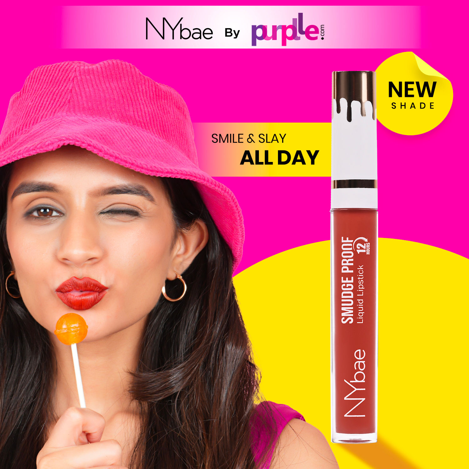 Buy NY Bae Smudge Proof Liquid Lipstick | Long Lasting | Super Pigmented | Rust Brown Lipstick | Matte Finish - Rare Rust 09 (2.5 ml) - Purplle