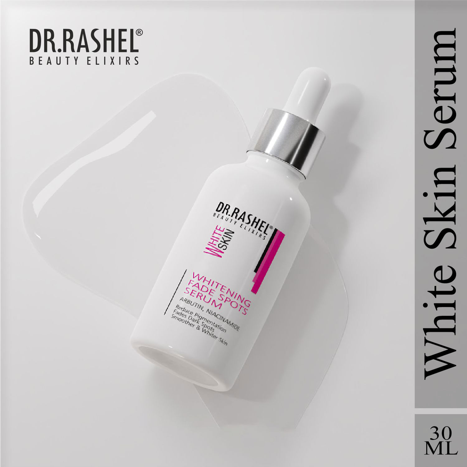 Buy Dr.Rashel White Skin Face Serum For Whiitening Fade Spots (30ml) - Purplle
