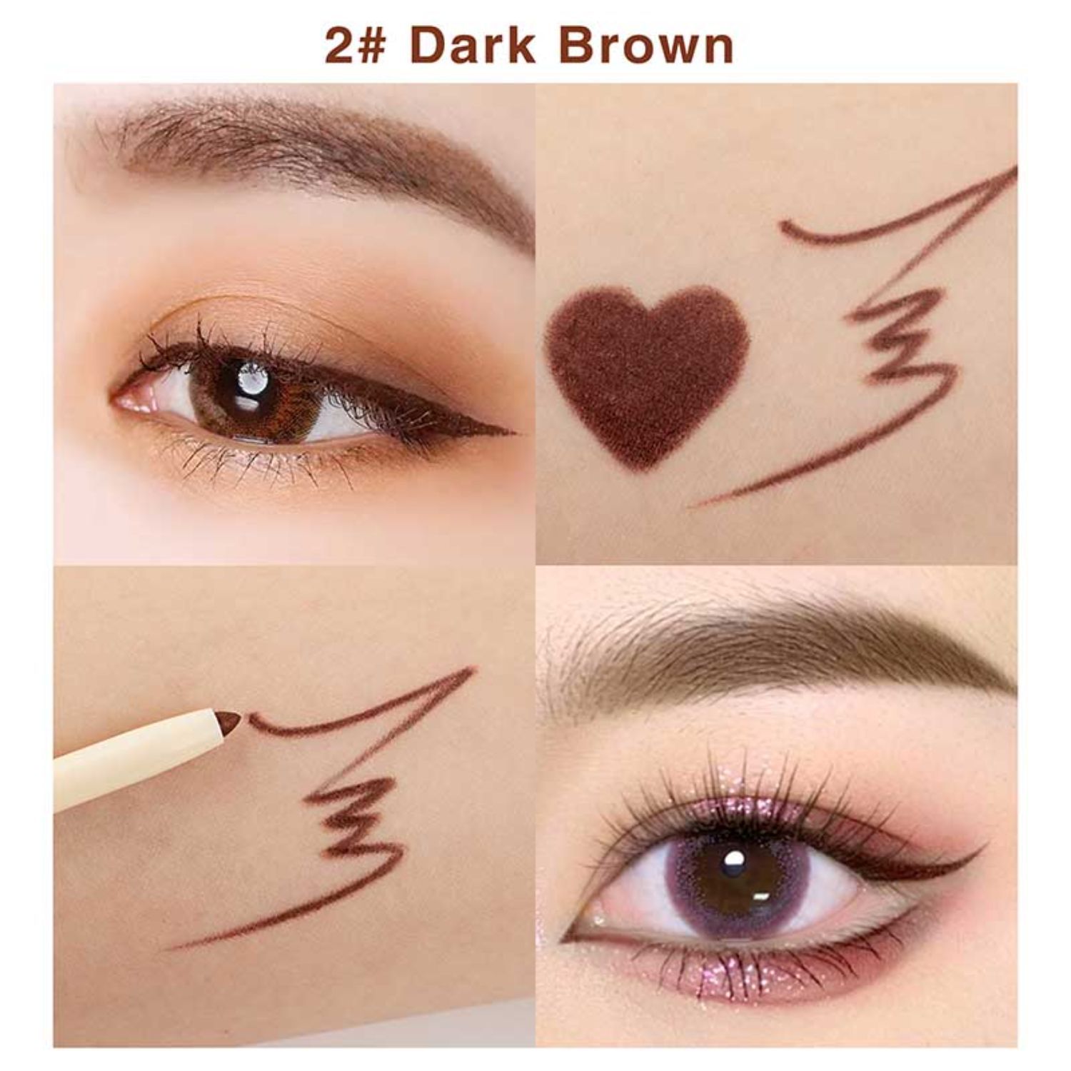 Eyeliner pencil for eyebrows top